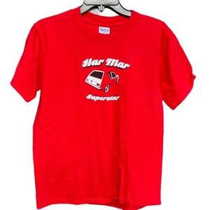 Har Mar Superstar Vintage Y2K indie rock soul red t-shirt Size Small